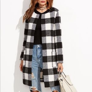 Shein Checkered Coat